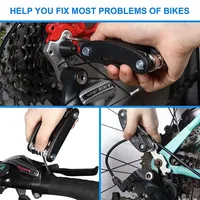 16 in 1 Portable Bicycle Repair Tools Kit Hex Wrench Nut Tire Screwdriver Motorcycle Bicycle Repair Tools 6