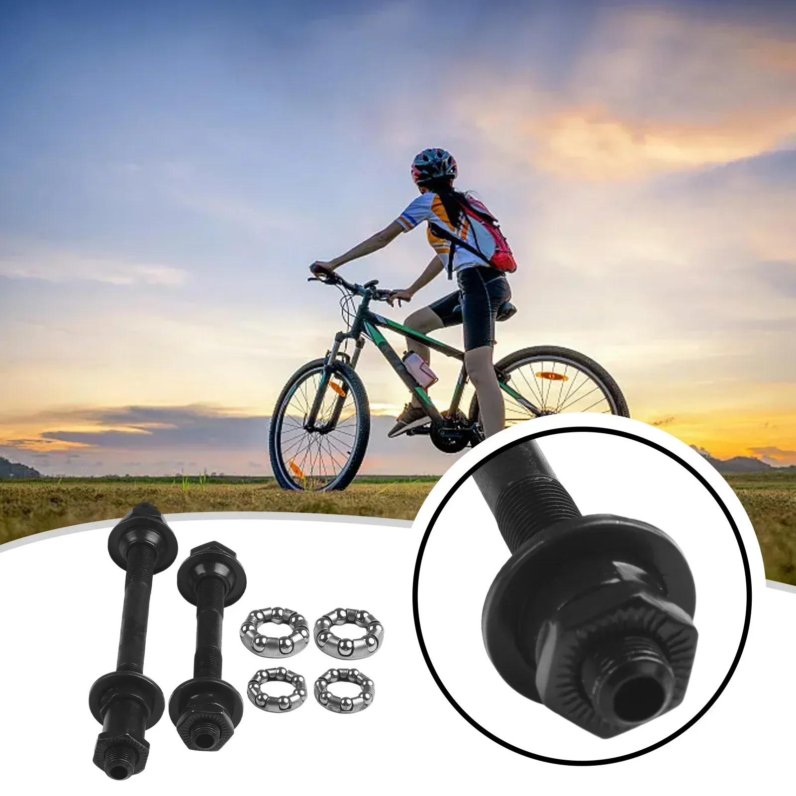 36 Rayons Vélo Acier Noir 14G 275mm - X AUTOHAUX - VTT / Route