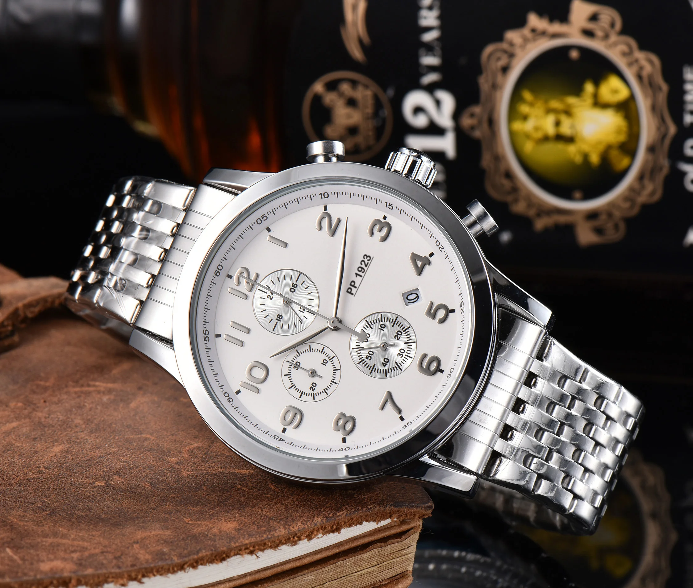 2023 New Men's Top Brand Quartz Watch Automatic Date Multifunctional  Classic Male Boss Watches Reloj de cuarzo para hombres - AliExpress