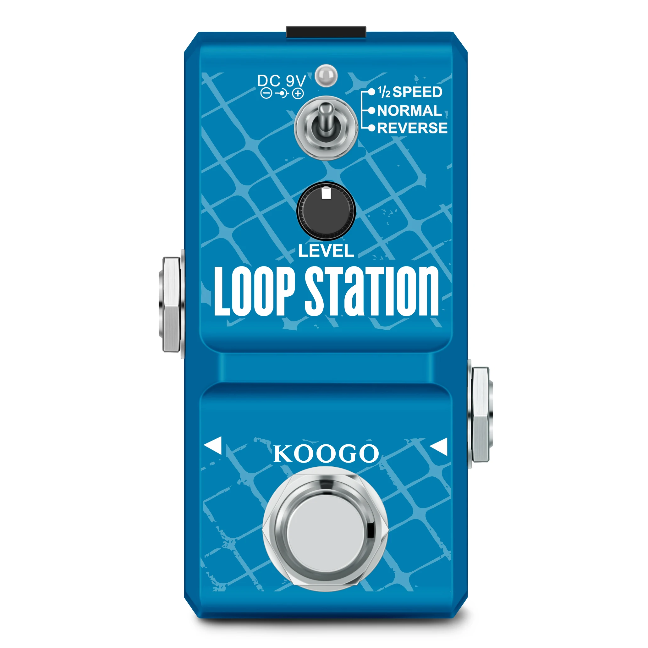 Koogo Ln-332As Guitar Mini Loop Station Sd Card Pedal Looper Effect Pedali Con 10 Minuti Di Registrazione Unlimited 3 Modalità True Bypass