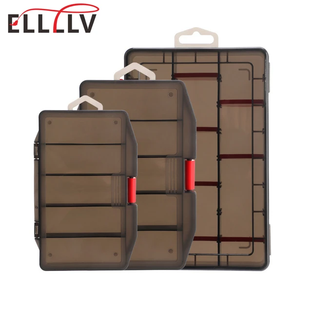 Ellllv S/m/l Fishing Lure Box Single Layer Plastic Case Fishing Accessories  Jig Bait Container Portable Multi Compartments - Fishing Tackle Boxes -  AliExpress