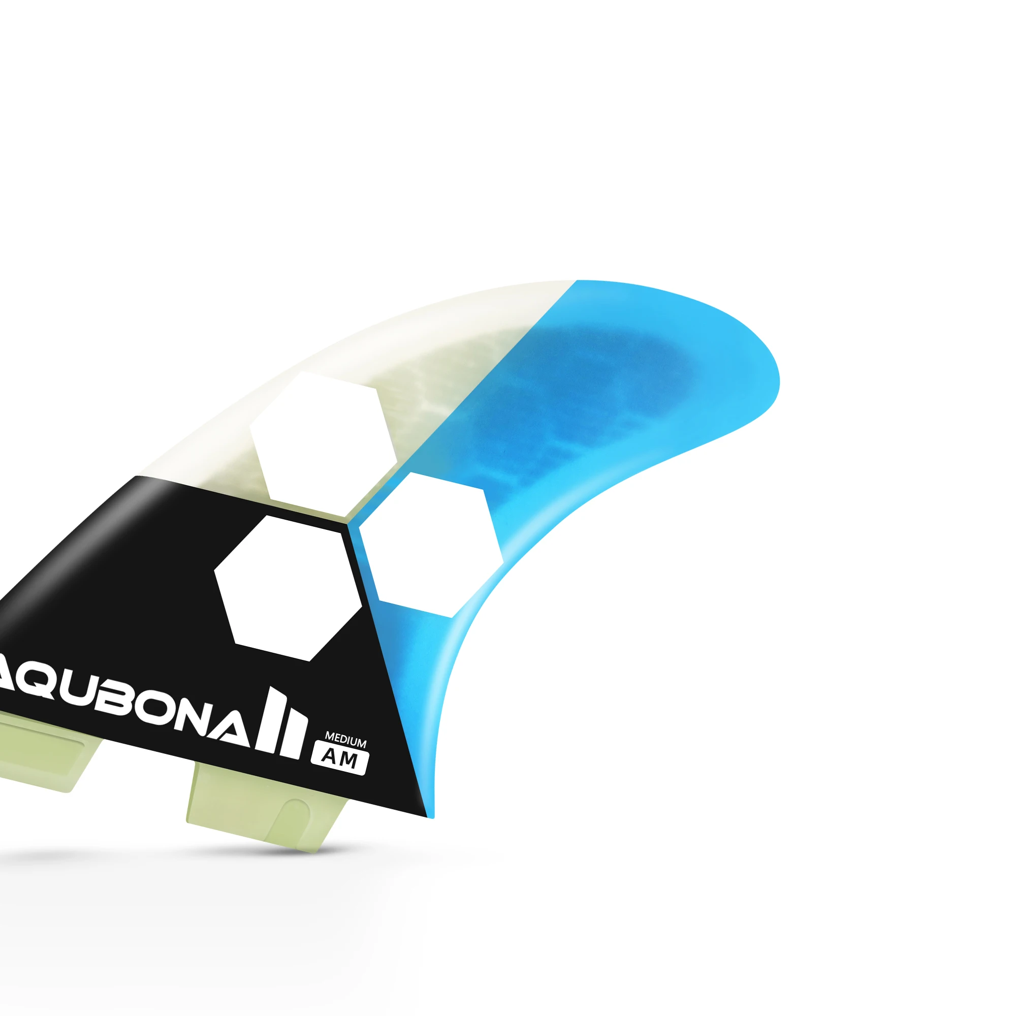 AQUBONA Dual/Twin Tab II G5 Tri Fin Set Surfboard Fins Honeycomb Fiberglass Fins for Surfing