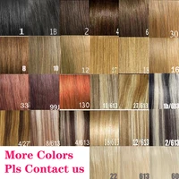 ZZHAIR Extensions de cheveux humains brésiliens 100% Remy, 16 "-26", 1 pièce, 100g-200g, 5 clips, lisses naturels 6