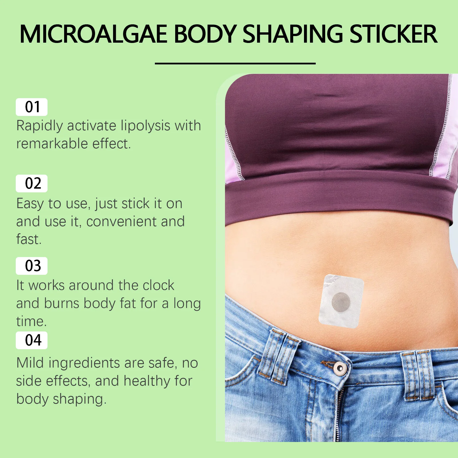 Detox Navel Patch Body Shaping Weight Loss Firm Lift Intestinal Toxin Cleansing Inhibit Fat Accumulation Belly Slimming Sticker
