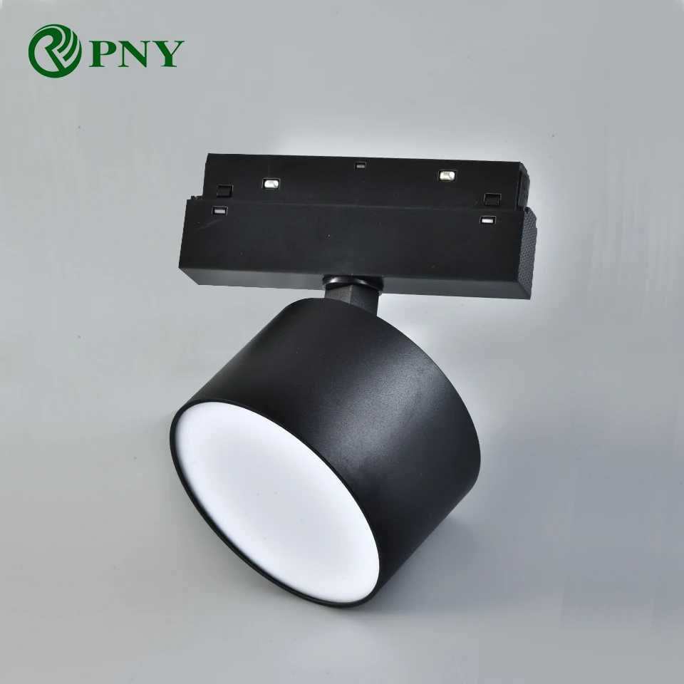 PNY High Quality led Magnetic Track Lighting DC48v 10W 15W 20W Tuya Zigbee DALI Smart Dimmable Magnetic Rail Lamp
