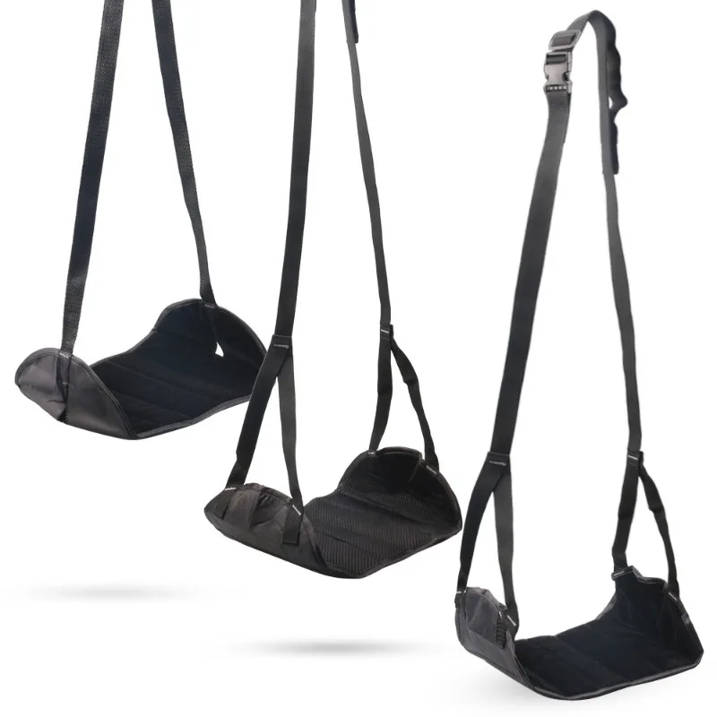 Aircraft high-speed rail travel rest foot pad long-distance car trip rest hammock portable foot hammock swing pedal