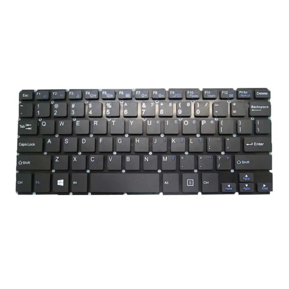 Laptop US RU Keyboard For Irbis NB116 ZX-245B-US YXK2255S G170425 English Russia Black Without Frame new best pc keyboard