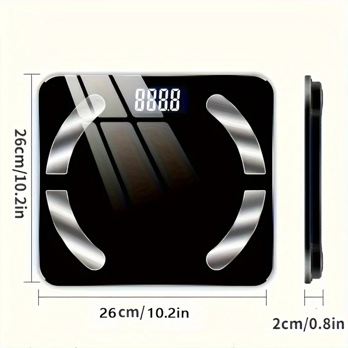 1pc Weight Scale Professional Fat Smart Bluetooth Measurement Height Weight Multi-functional Human Electronic Scale Home