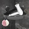Shower Suction Cup Shelf Wall Mounted Suction Cup Corner Shelf Bathroom Triangle Organizer Basket Kitchen Storage  Accessories 4