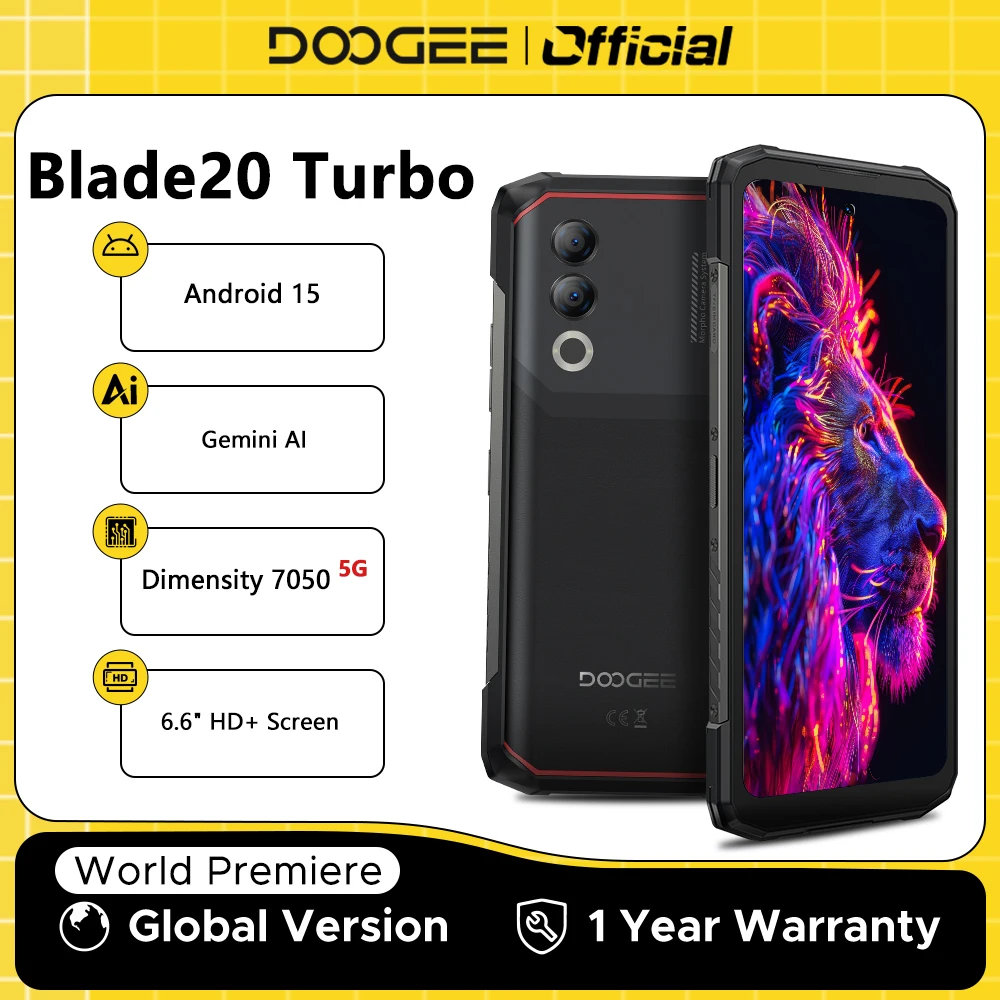 グローバルバージョン DOOGEE Blade20 ターボ 5G 頑丈な電話 Android