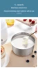 DMWD Multifunctional Mini Yogurt Maker 1L Stainless Steel Liner Leben Ferment Machine Automatic Natto Rice Wine DIY Yogurt Tools 3