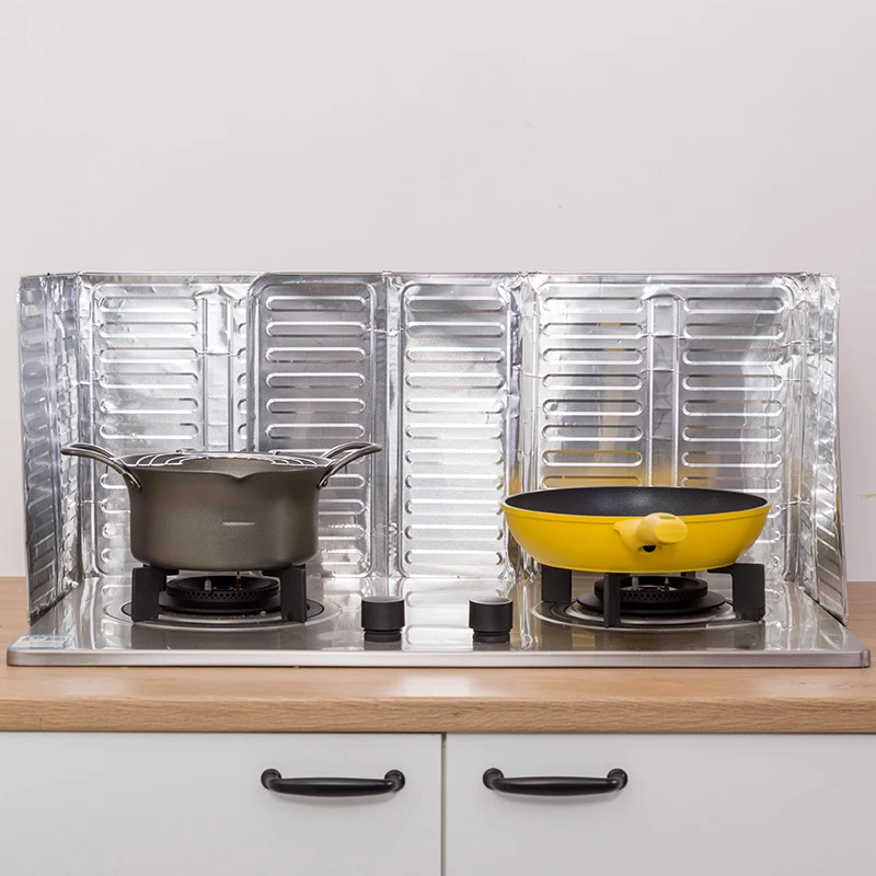 Japan Kitchen Cooking Frying Oil Splashing Protection Gas Stove Oil Removal Rust Kitchen Guard Against Stove Splash Plate