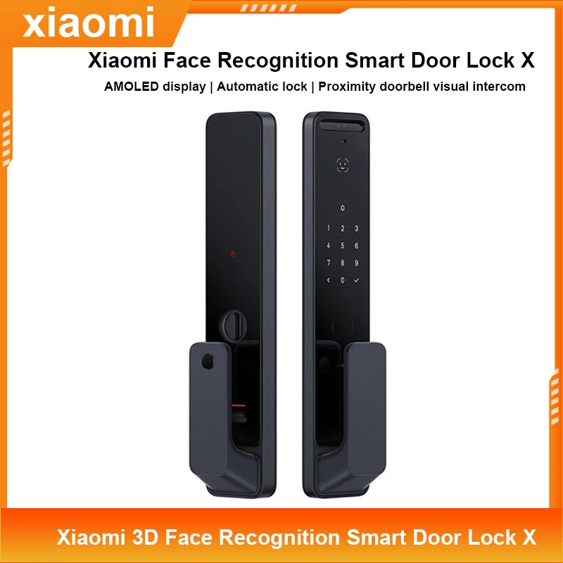 

Xiaomi MiJia умный дверной замок X, блокировка по отпечатку пальца, 3D распознавание лица, дверной замок для умного дома, цифровой электронный замок