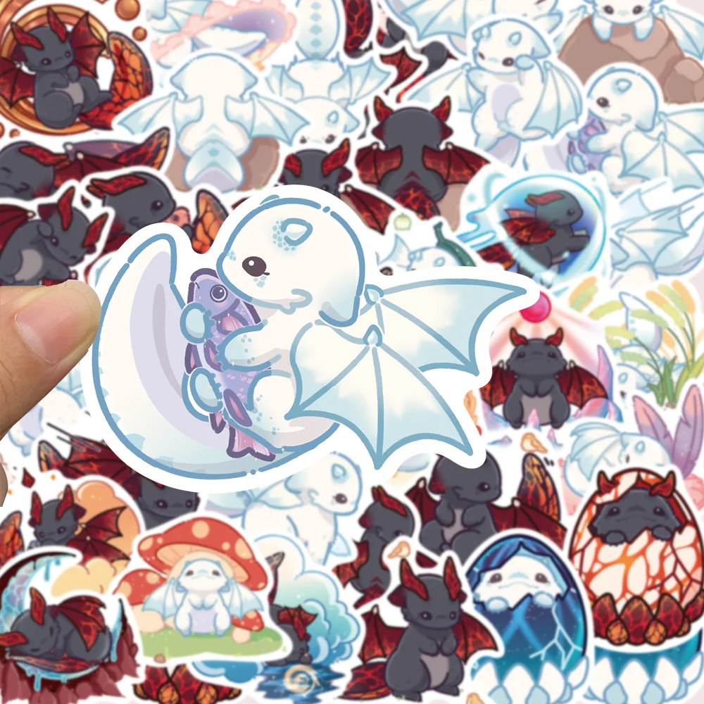 10/30/50pcs Cute cartoon animal cat dragon graffiti Sticker For Snowboard Laptop Luggage Car Fridge DIY Styling Vinyl Stickers