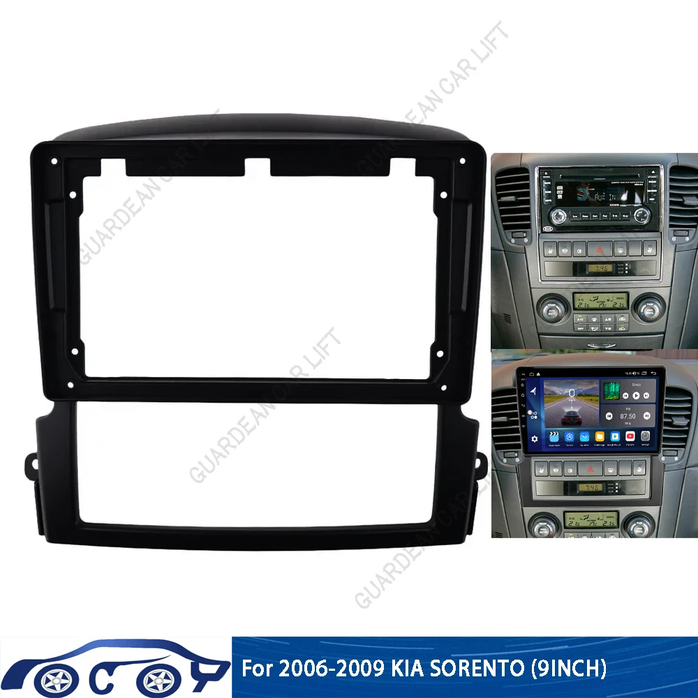 

Для 2006-2009 KIA SORENTO (9 дюймов) автомобильное радио, облицовка, Android, GPS, MP5, стереоплеер, 2 Din, головное устройство, установка панели приборной панели