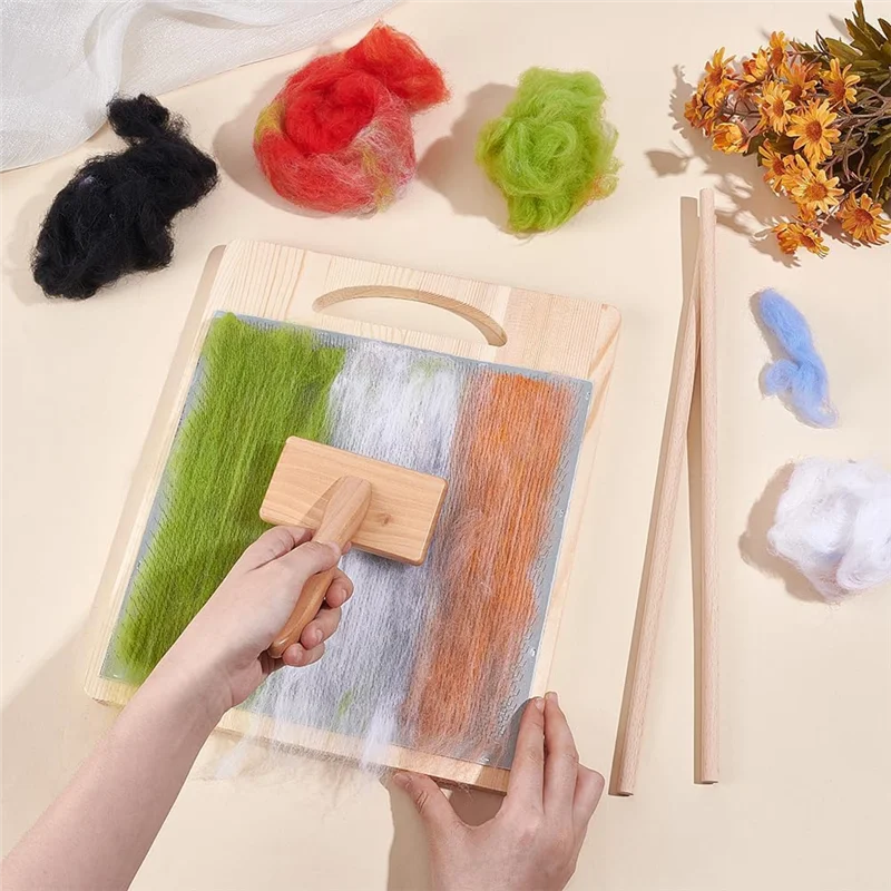 Durable 16Pcs Needle Felting Tools Poking Felting Needle Handles Replacement Punch Holder Wool Needles Handles