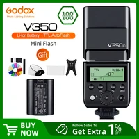 Godox V350 Speedlite V350C V350N V350S TTL HSS Camera Flash Built-in Lithium Battery for Fujifilm Fuji Sony Nikon Canon Olympus 1