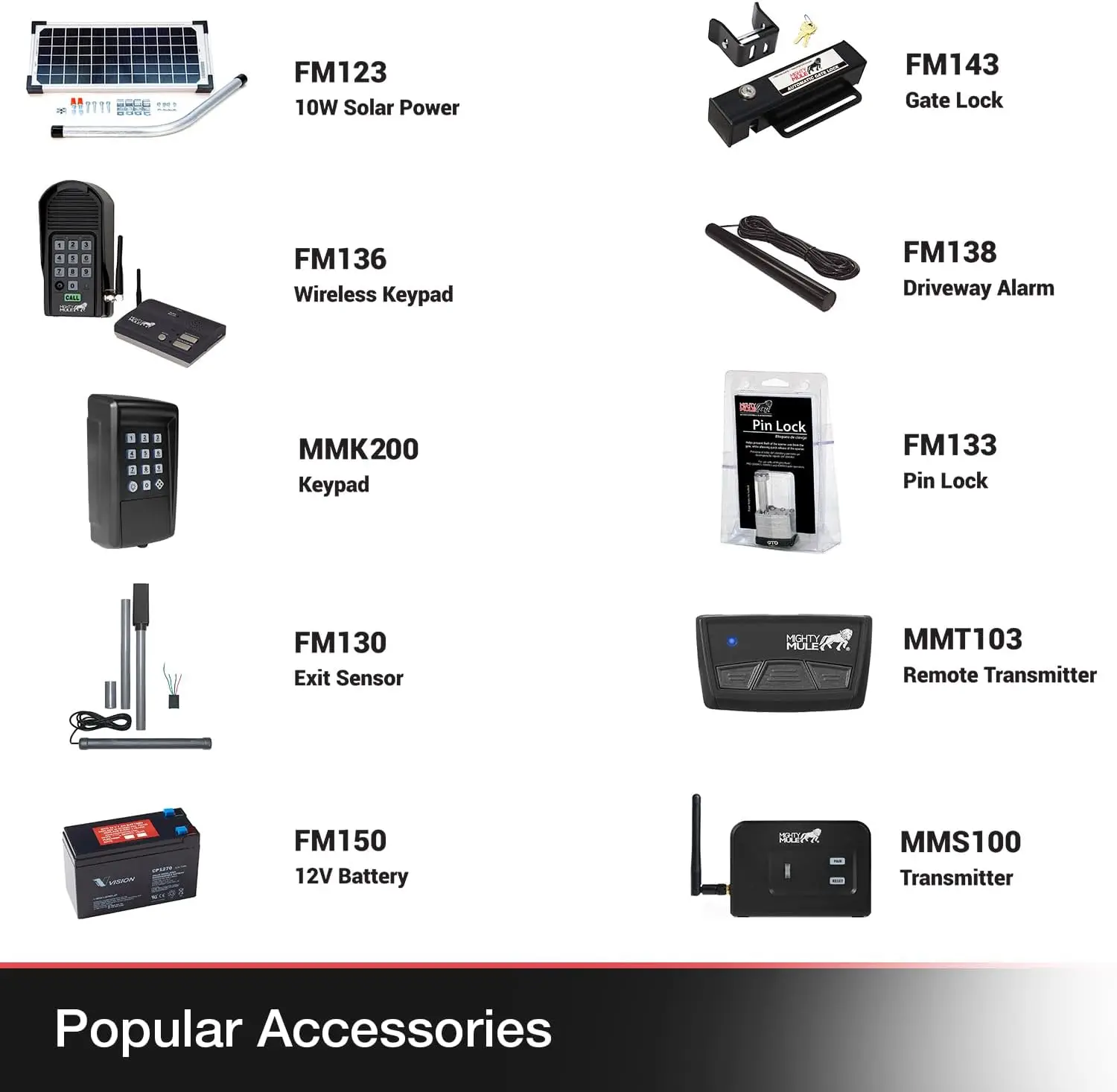 MM371W Automatic Gate Opener, Smart and Solar Ready, Includes Gate Opener Remote and More-Up to 16ft Long or 550lb, Black 4
