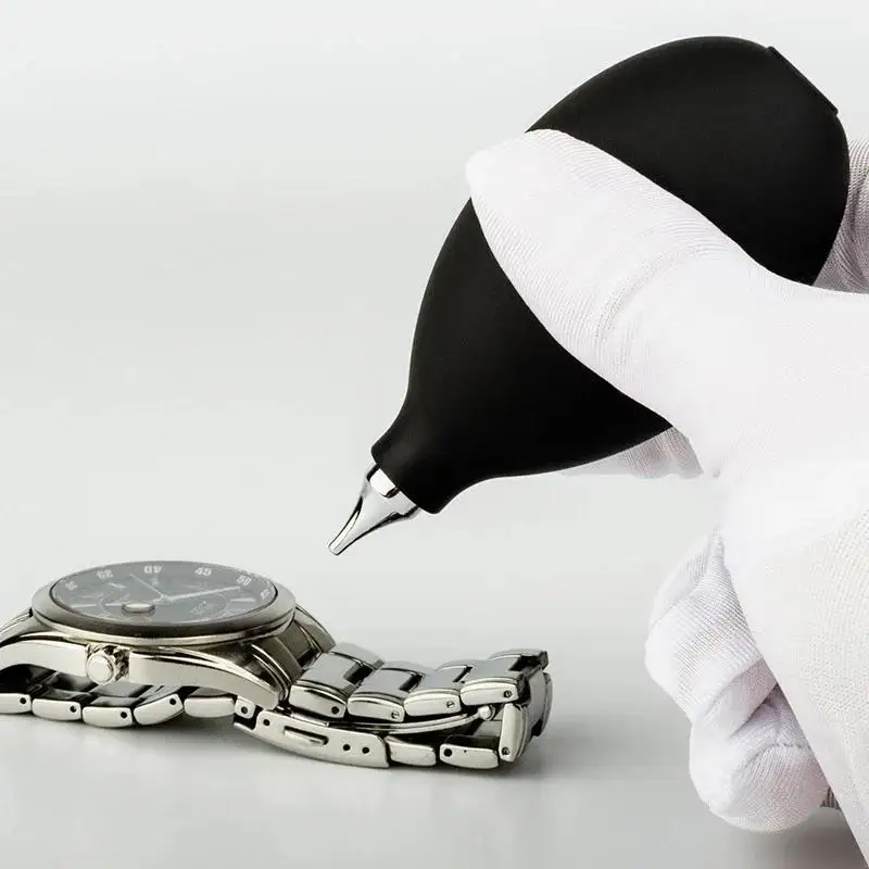 Watch Rubber Blowing Pump Parts Cleaner Watch Repair Movement Case Dial Dedusting Tools for Camera Lens Cleaning Air Blower Ball