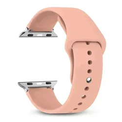 Premium Silicone Watch Band - Elegant and Durable Strap Accessory - 38 40 41 mm M - L (09 vintage rose)