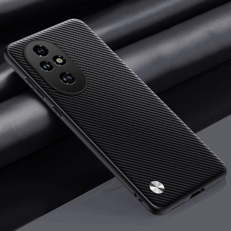 Luxury PU Leather Matte Silicone Phone Case - Full Protection Back Cover