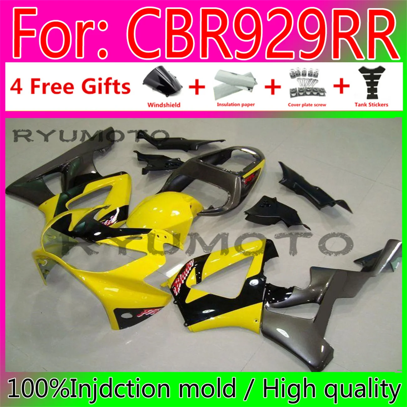 fairing For HONDA CBR929RR 00 01 CBR 929 RR CBR929RR CBR900RR CBR929 RR