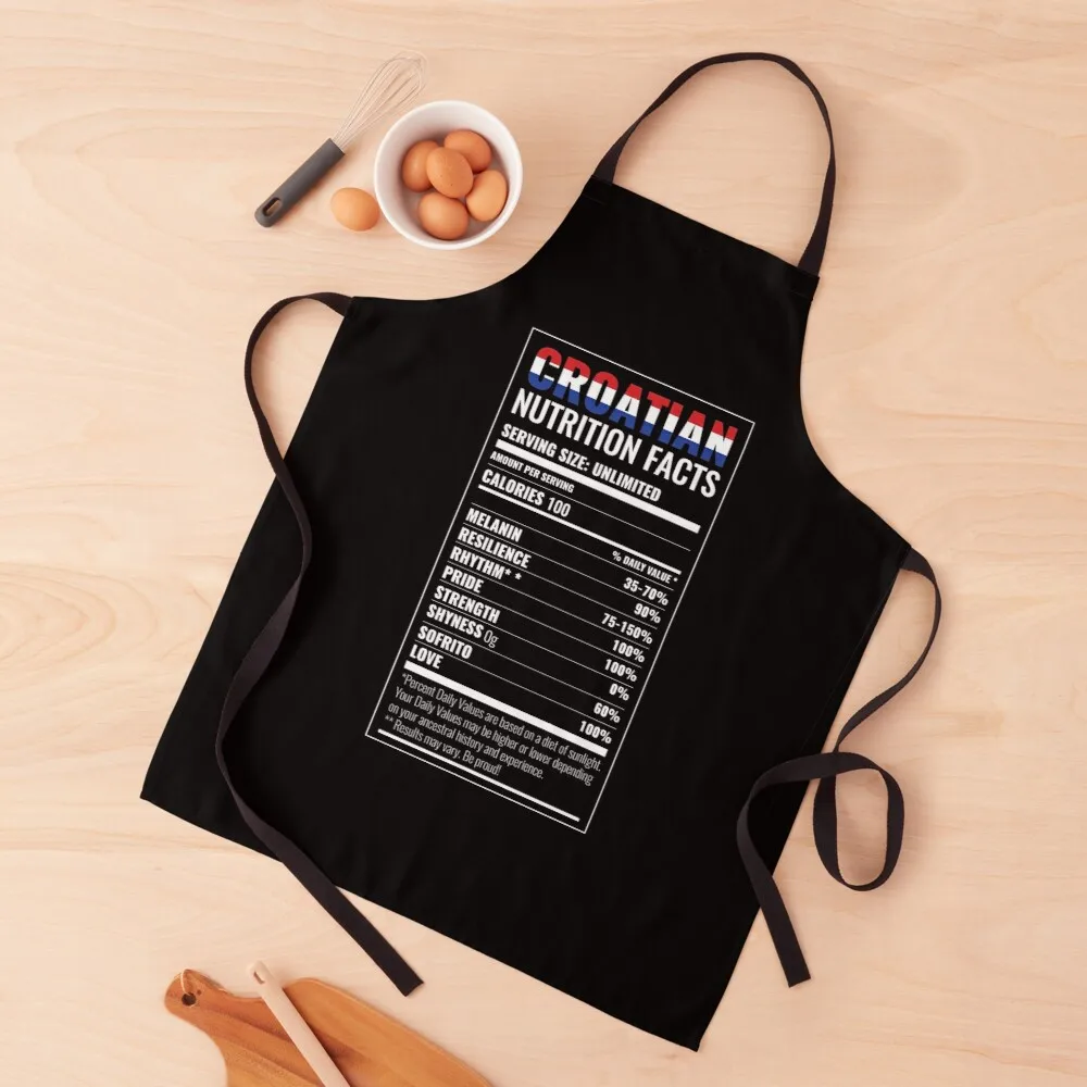 

Nutrition facts Croatia gift idea Croatian Apron home innovative accessories Kitchen household items kitchen supplies