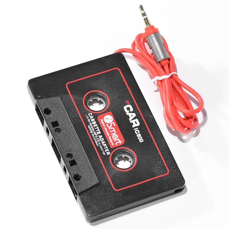 Riloer Adaptateur de Cassette pour Voiture avec stéréo o, Adaptateur de  Bande de câble auxiliaire de 3,5 mm pour iPhone Lecteur CD MP3 Micro
