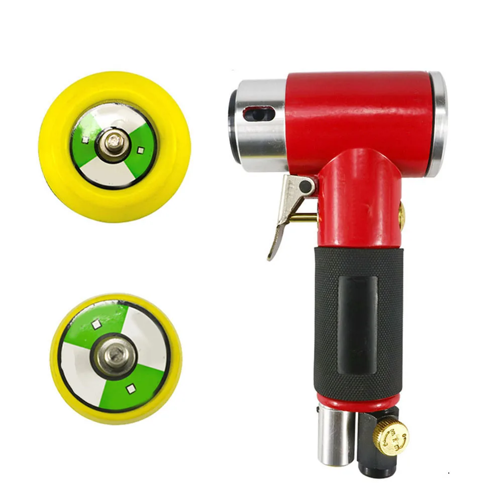 

Tool Air Sander Fittings For Car Polishing W/ 2*Polishing Pad Accessories Air Powered Polisher Grinding Machine