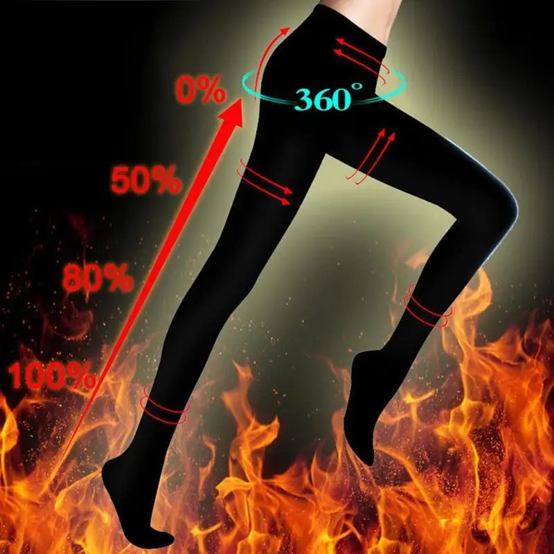 Thigh High Compression Stockings Medical Women Men Opaque Closed Toe 20-30mmHg Graduated Support For Varicose Veins Edema