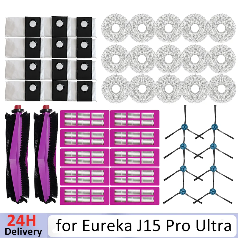 Fixbetter Kit Accessoires EUREKA J15 Pro Ultra – 18 Pièces