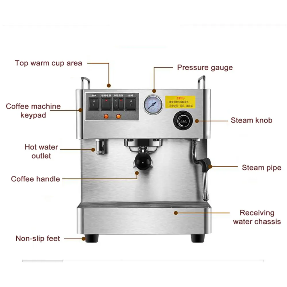 Commercial Automatic Coffee Maker Commercial Coffee Bar Dedicated Espresso  Machine Electric Coffee Machine 100 Cups/H CRM3012 - AliExpress