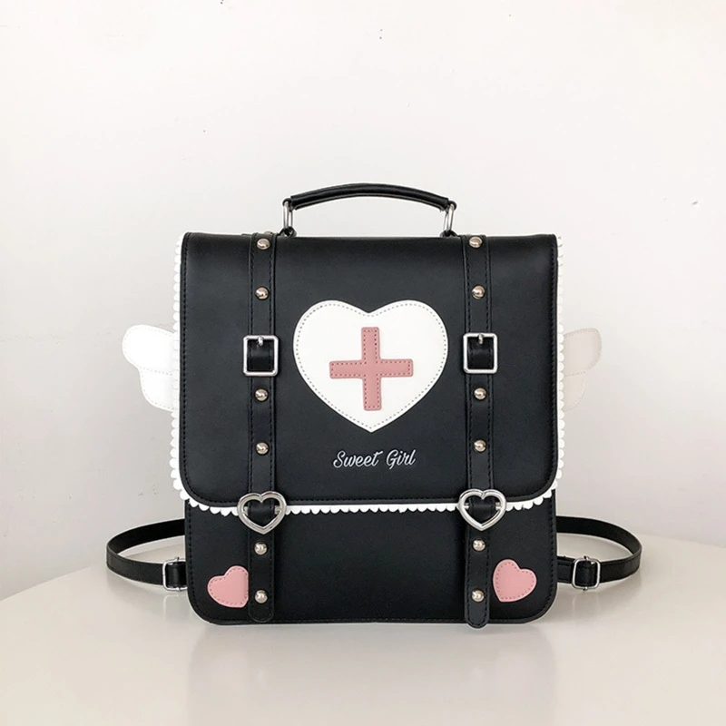 Women Backpack Japanese JK Multipurpose Handbags Shoulder Bags