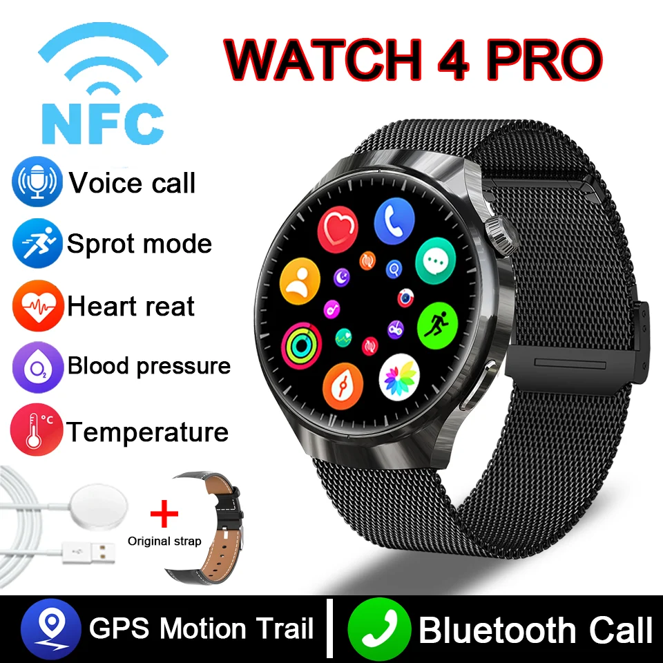 For HUAWEI GT Pro GPS NFC Smart Watch Men 360*360 AMOLED Screen Heart rate Bluetooth Call IP68 Waterproof Man Smartwatch 2024 13