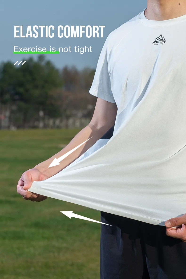 AONIJIE FM5157 Men Male Sports Quick Drying T-shirt Breathable