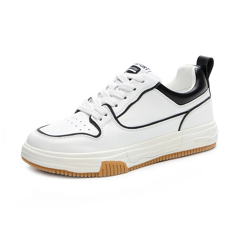 

Genuine Leather Casual Sneakers Girls Flats White Platform Sports Shoes for Women 2023 Tennis Designer Athletic Shoe Plus Size