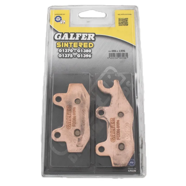 Pastiglie Freno Anteriori Yamaha Yfm 700 Raptor Clamp Izda 06-10 Galfer