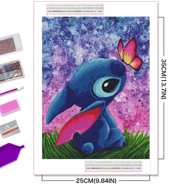 5d Diamond Painting Lilo Mosaic  5d Lilo Stitch Diamond Painting