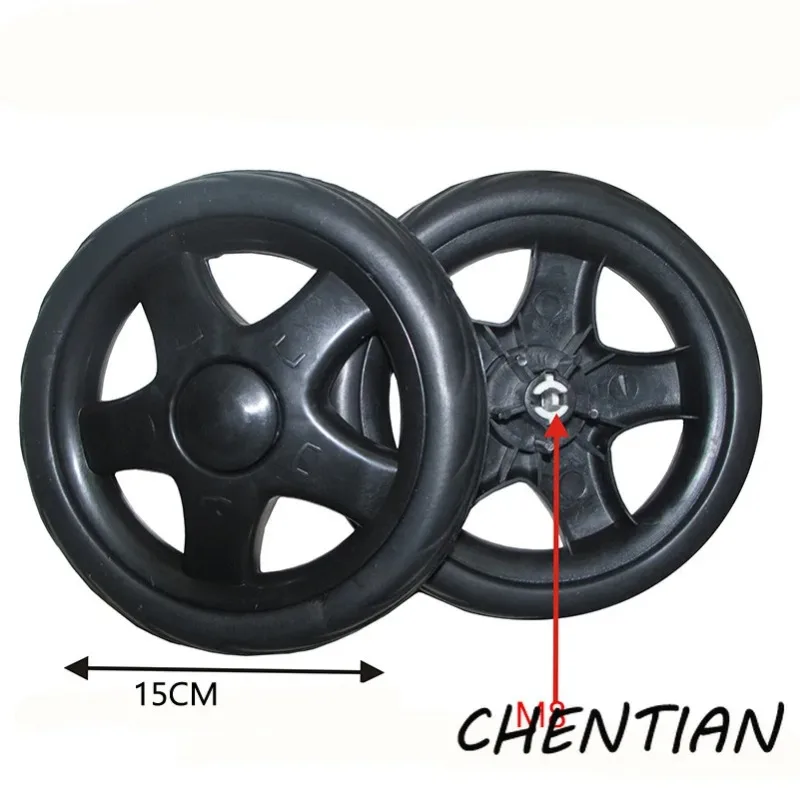 Rubber Caster Wheels 2pcs Children's Toy Wheels Luggage Wheel Travelling Cart Suitcase Replacement Parts