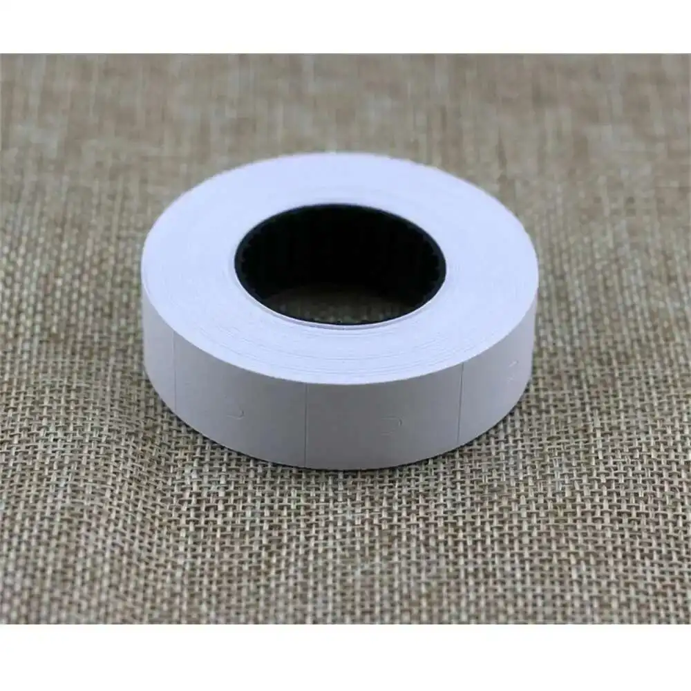 2라인 라벨러, 가격 책정 건 라벨러용으로 색상이 지정된 종이 라벨  6600 태그 스티커 롤 릴 빨간색 녹색 노란색 가격 라벨 리필