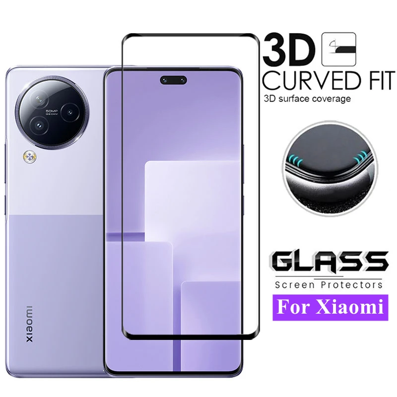 Full Cover Glass For Xiaomi Civi 3 Screen Protector For Xiaomi Civi 3 Tempered Glass Protective Phone Film For Xiaomi Civi3