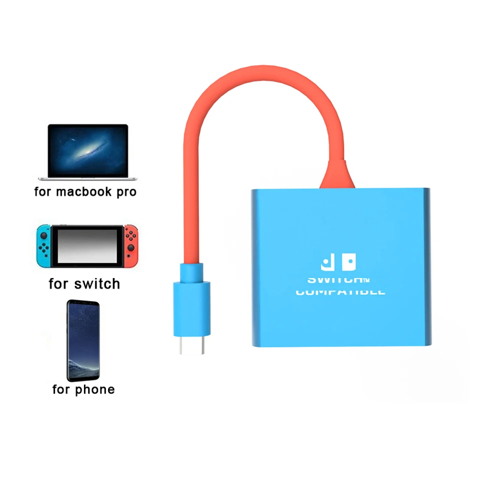 High quality for Switch Docking Station TYPE-C Hub for HDMI-compatible Perfect Travel and Gaming