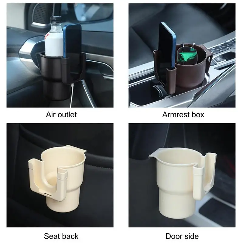 

Car Cup Phone Holder Car Cup Holder For Air Outlet Reusable Air Outlet Cup Holder Cradle Car Mount For Coffee Beverage Phone