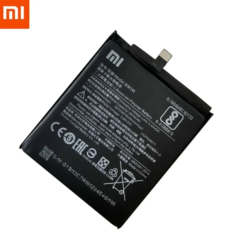 Xiao mi 100% Orginal BM3M 3070mAh Battery For Xiaomi 9 Se Mi9 SE Mi 9SE BM3M High Quality Phone Replacement Batteries +Tools