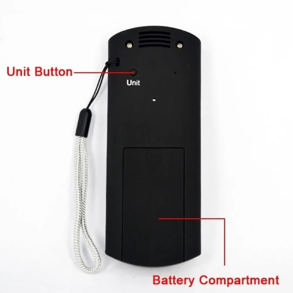 Universal Professional Digital LCD Display Alcohol Breath Alert Breath Tester Plastic Quick Response and Resume Breathalyzer