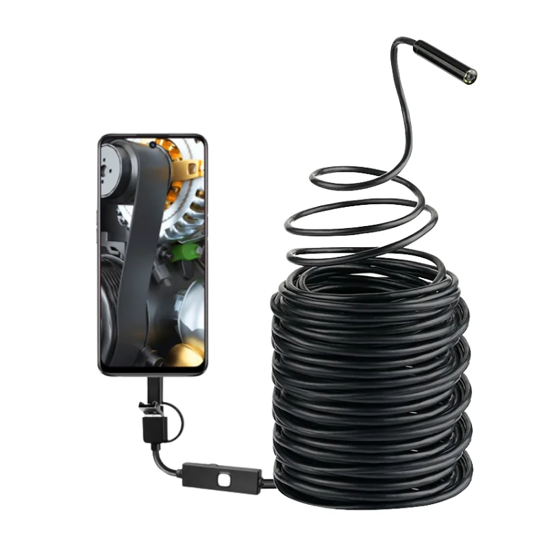 30m Underwater Fishing Camera  8mm USB Endoscope 8 LED Fish Finder Hunting Device 720P IP68 Waterproof Pipe Inspection Borescope best home cameras