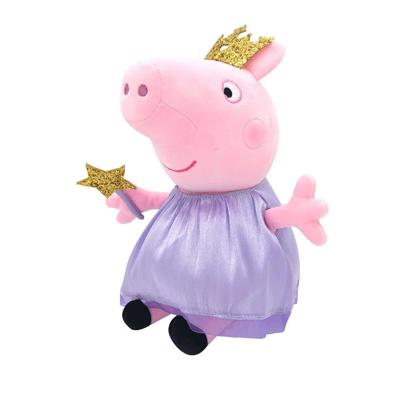 Cute Peppa Pig Plush Stuffed Doll Pig Father Mother Model 30CM