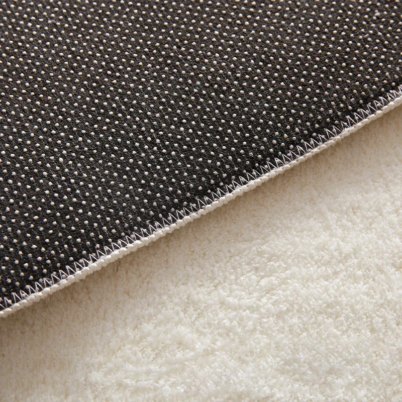Wabi-sabi Style Carpets for Living Room White Bedroom Decor Plush Carpet Modern Thickened Minimalist Rug Fluffy Soft Bedside Mat 6