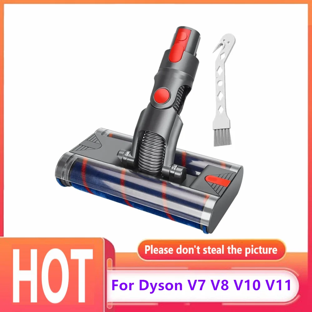 Promotion!Double Roller Floor Brush For Dyson Vacuum Cleaner V7 V8 V10