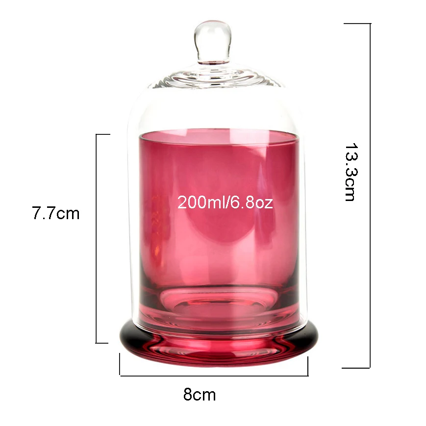 PATIKIL Trasparente Cloche Vetro Cupola 10pz Vetro Campana
